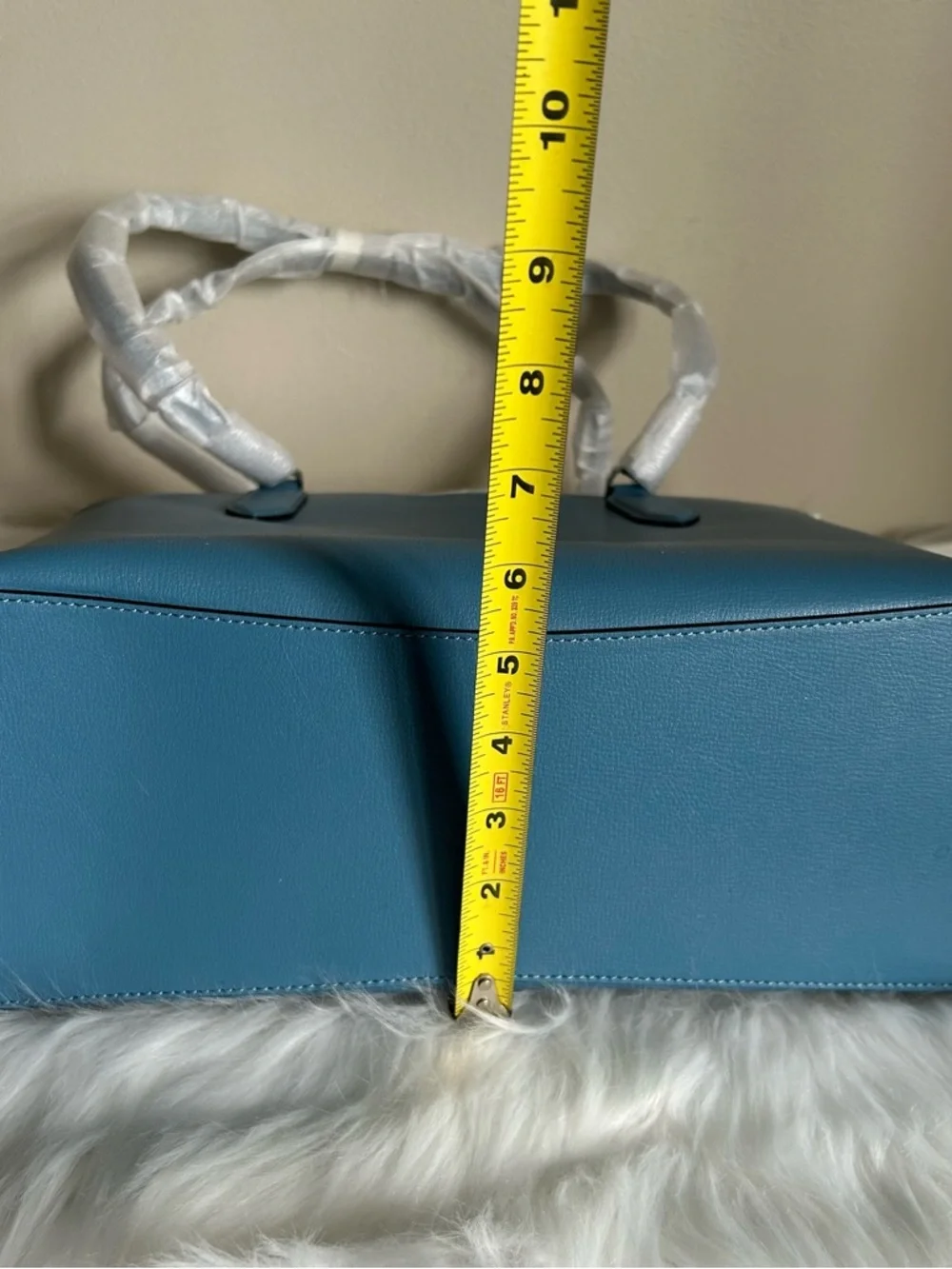Kate Spade Harper Niagara Blue Pebbled Leather Tote‎ Bag NEW